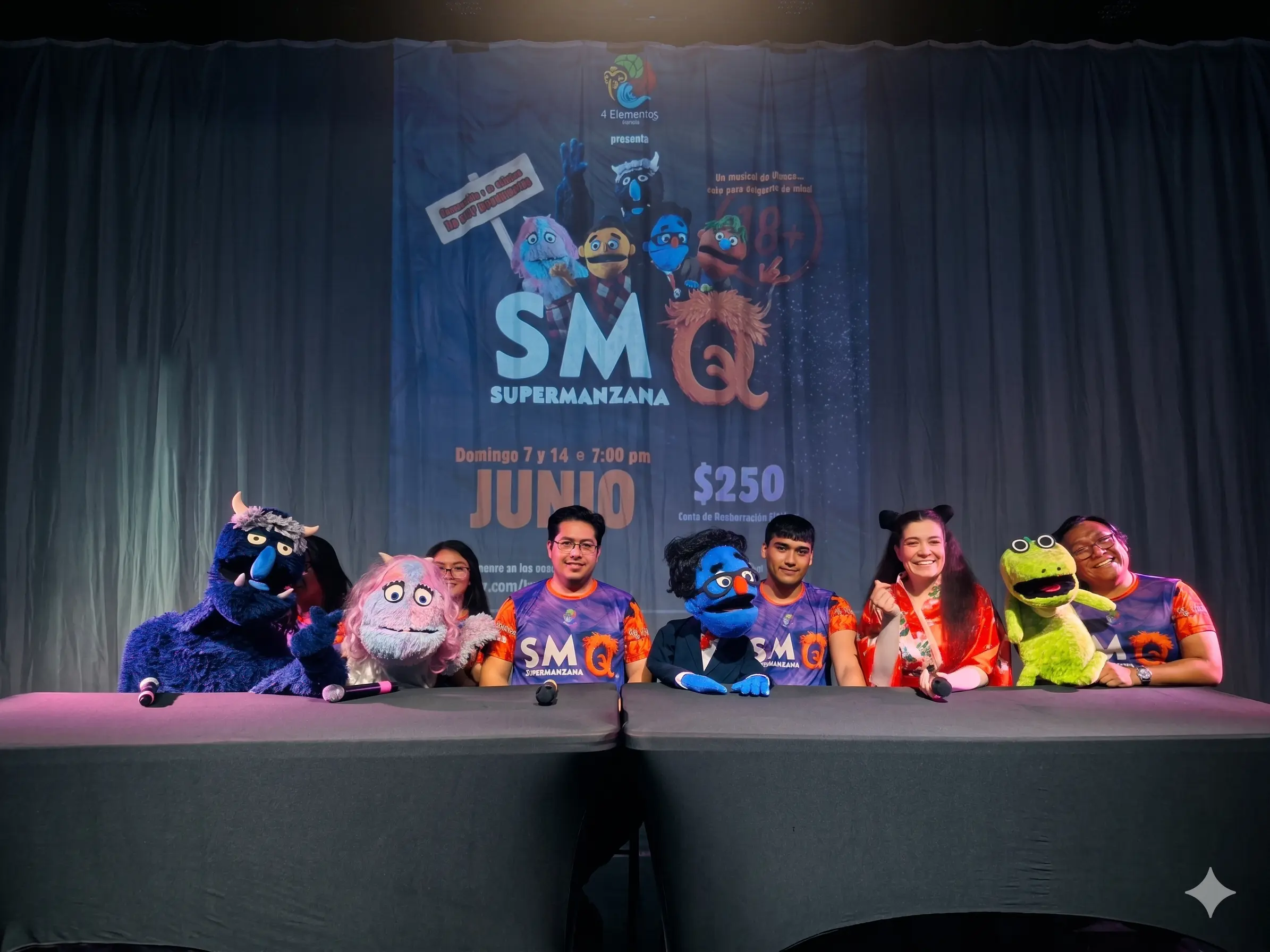 Supermanzana Q | SM Q: Títeres para adultos que nacen de un taller y sacuden la escena teatral de Cancún