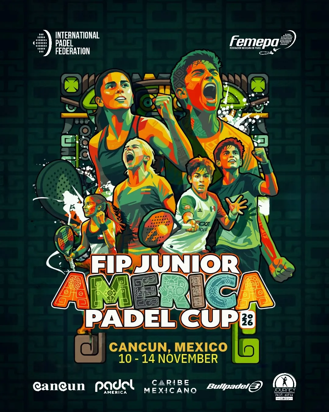Cancún albergará el Panamericano Juvenil de Pádel en Journey Pádel: rumbo al Mundial 2027