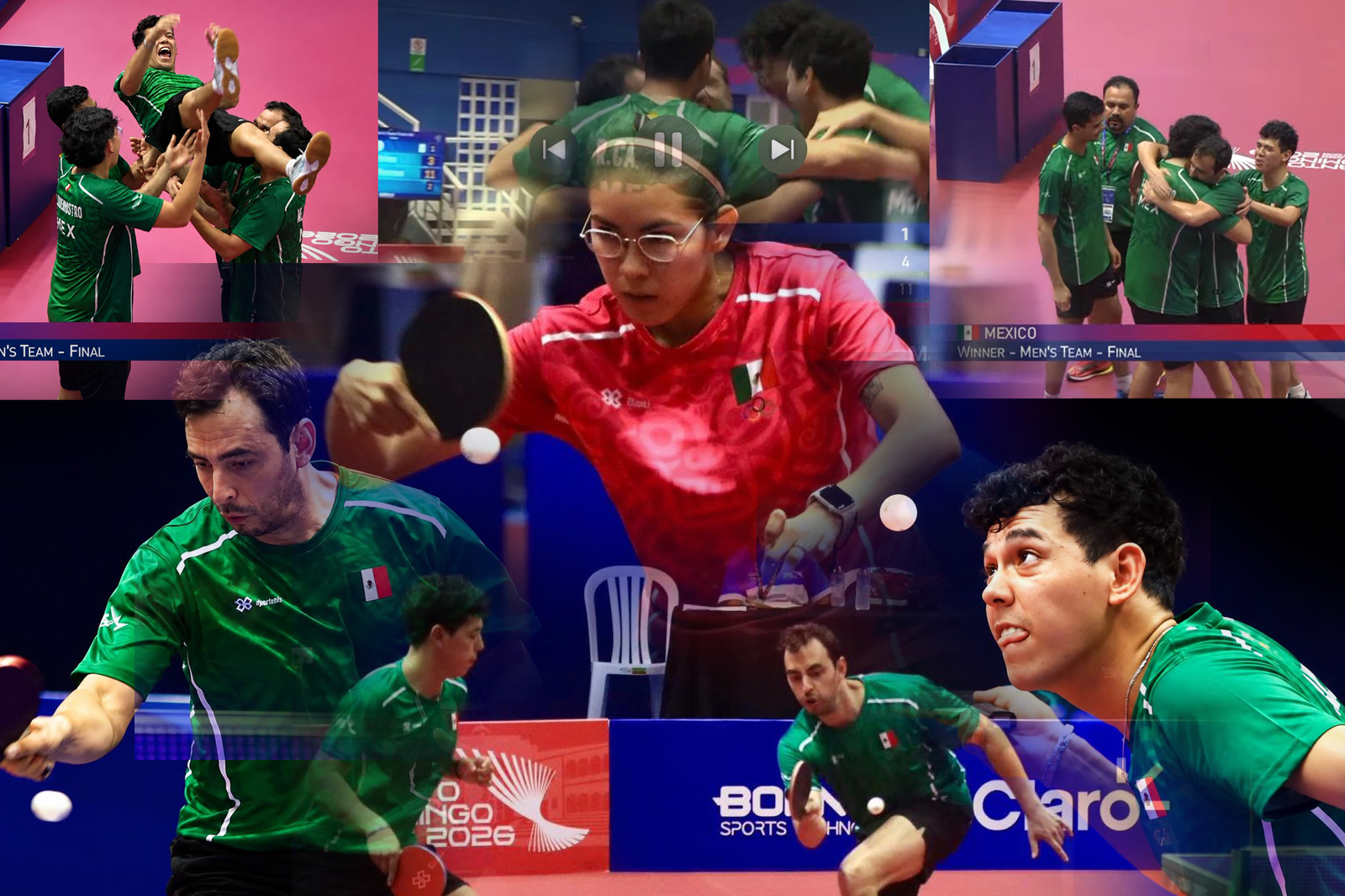 México rompen hegemonía y hace historia en el tenis de mesa centroamericano