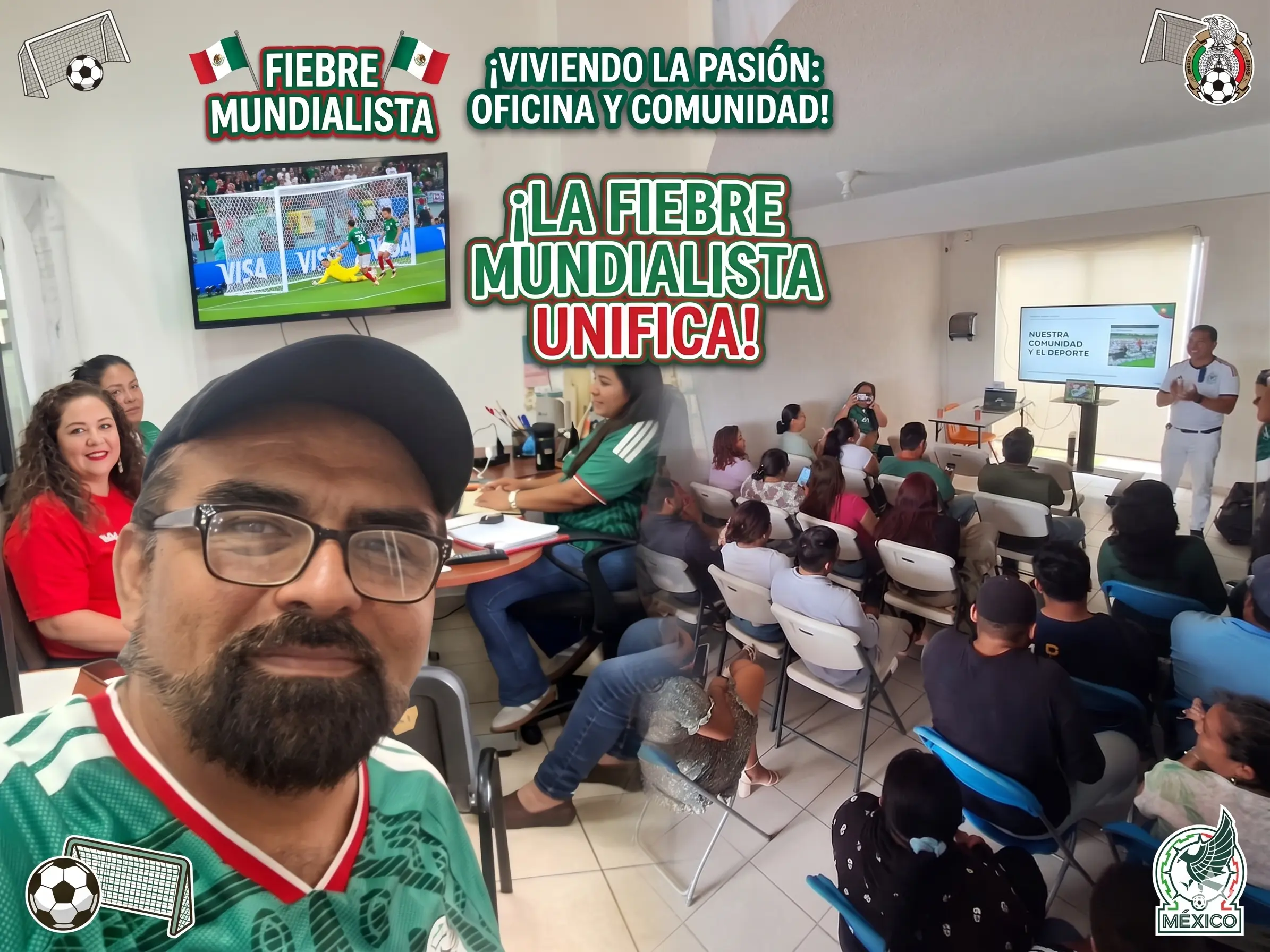 Explosión de pasión mundialista en las oficinas: cómo México vive la inauguración del Mundial en el trabajo