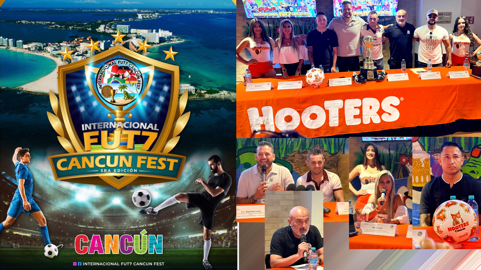 El III Torneo Internacional FUT 7 Cancún Fest ya tiene fecha y escenario.