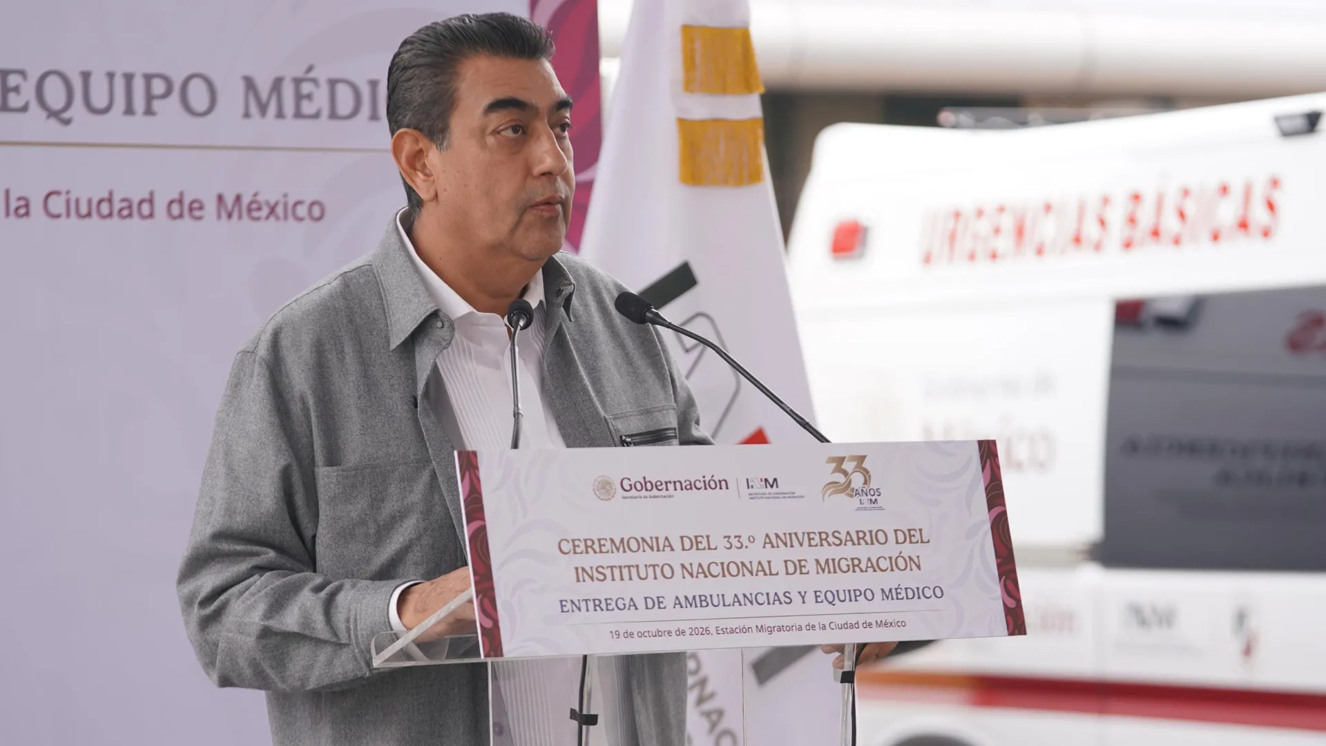INM celebra 33 años de trabajo fortaleciendo su capacidad en atención humanitaria