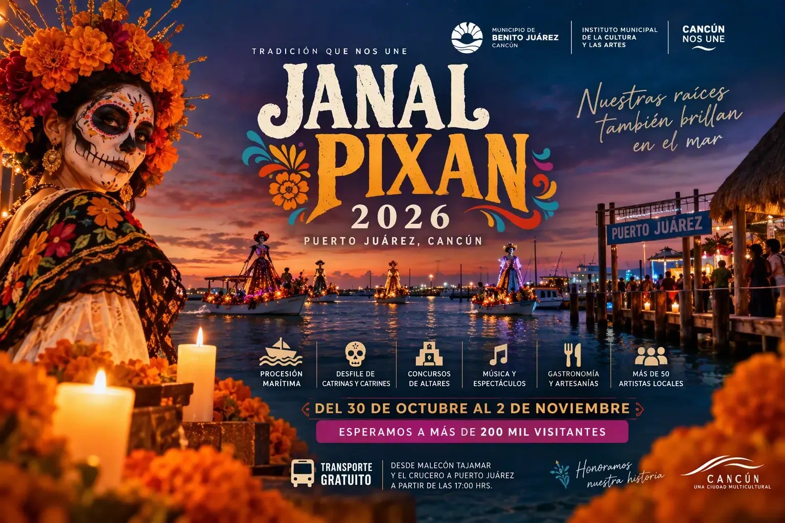 JANAL PIXAN 2026 ESPERA REUNIR A 200 MIL VISITANTES EN CANCÚN